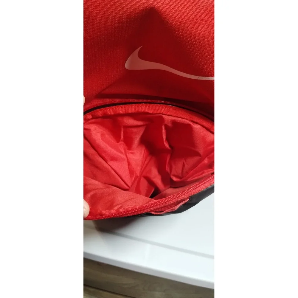 Nike Academy Team Soccer Backpack Red Black Sport Training Bag BA5501-657